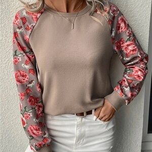 Floral Sweater